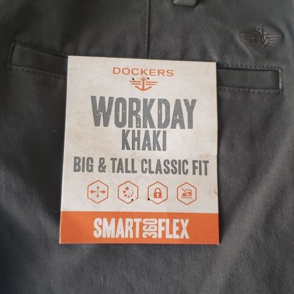 NWT - Dockers Big & Tall Classic-Fit Workday Pants - Picture 6 of 8